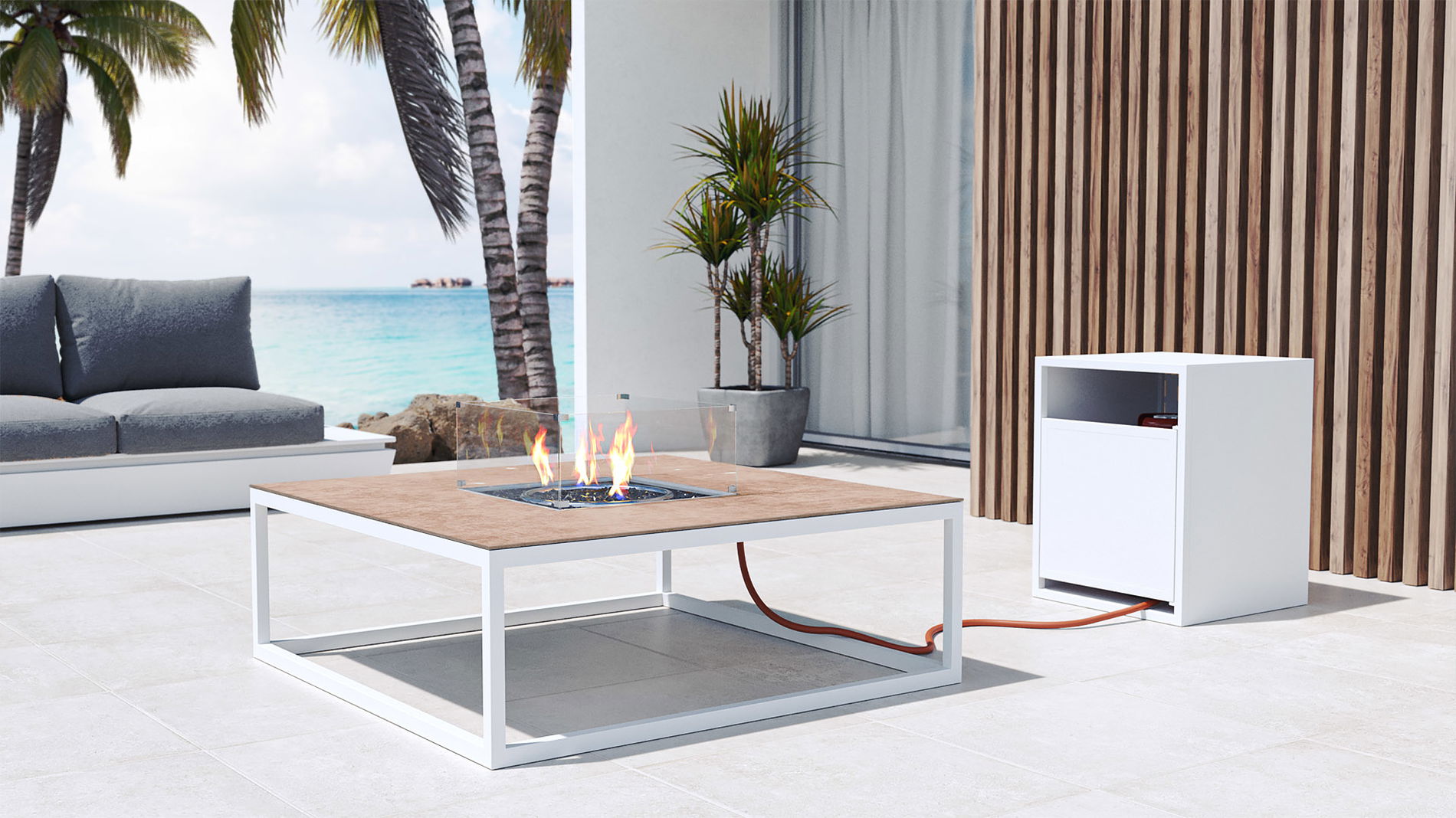 Kalahari M mit Feuertisch Condor 50 mbar