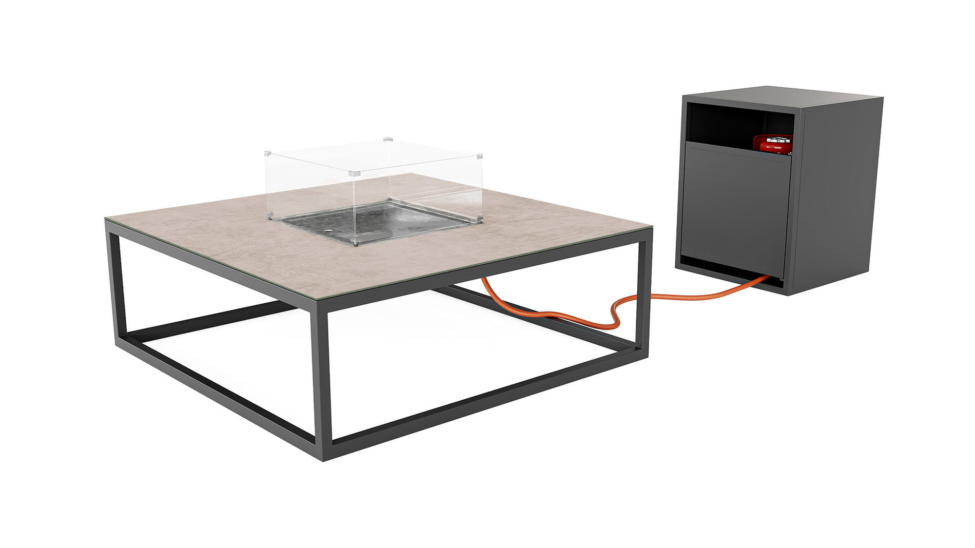 Athena S mit Feuertisch Condor 50 mbar