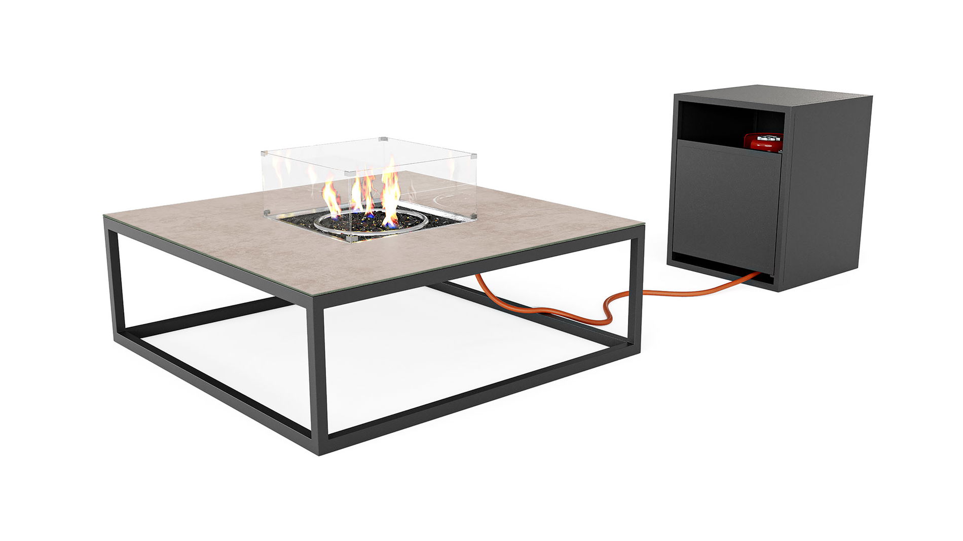 Valentino XL mit Feuertisch Condor 50 mbar