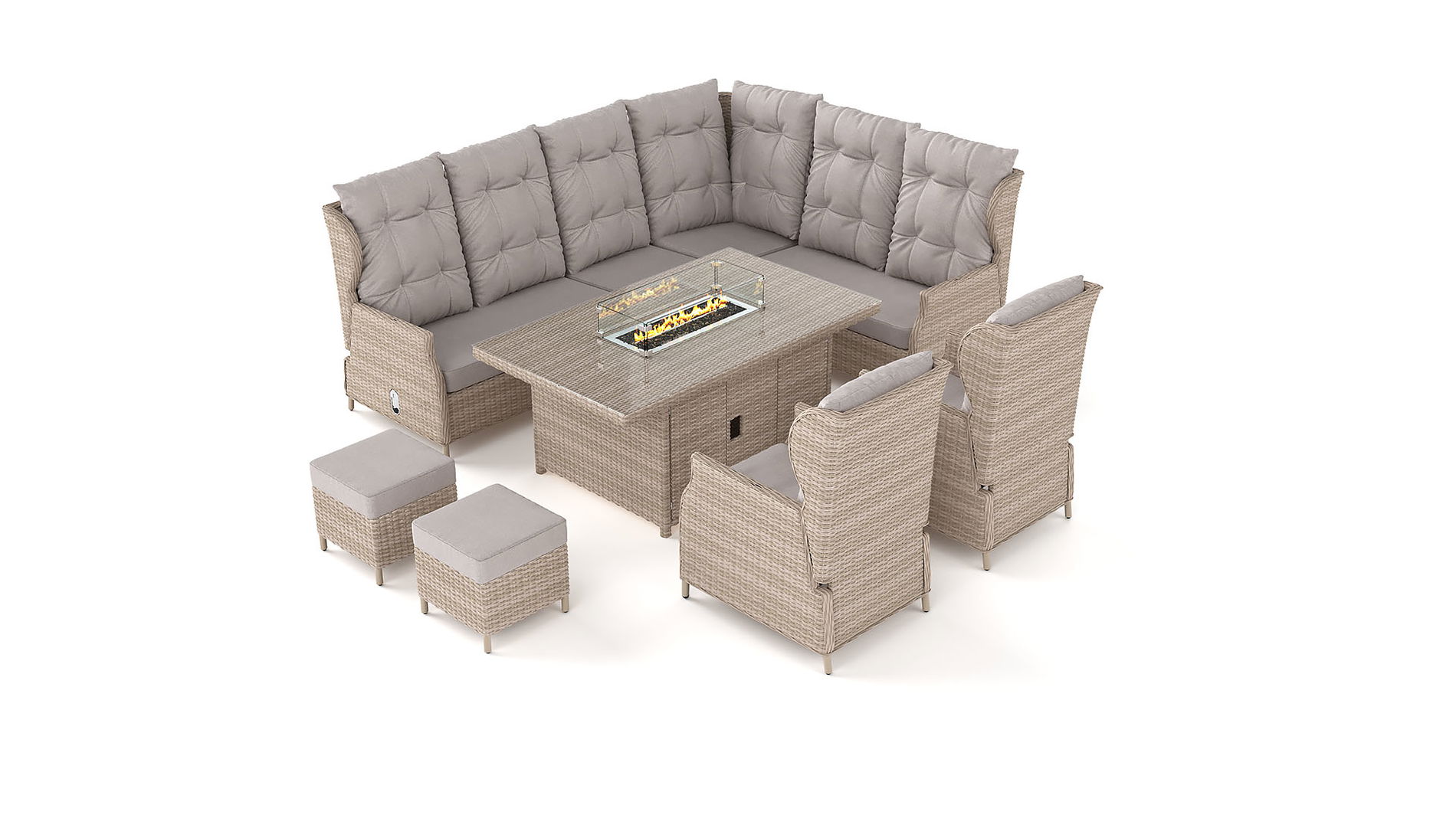 Bari XL mit Feuertisch