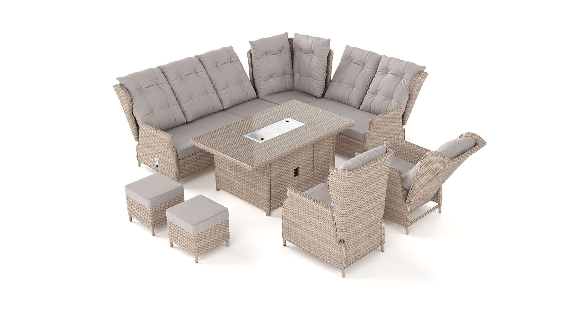 Bari XL mit Feuertisch