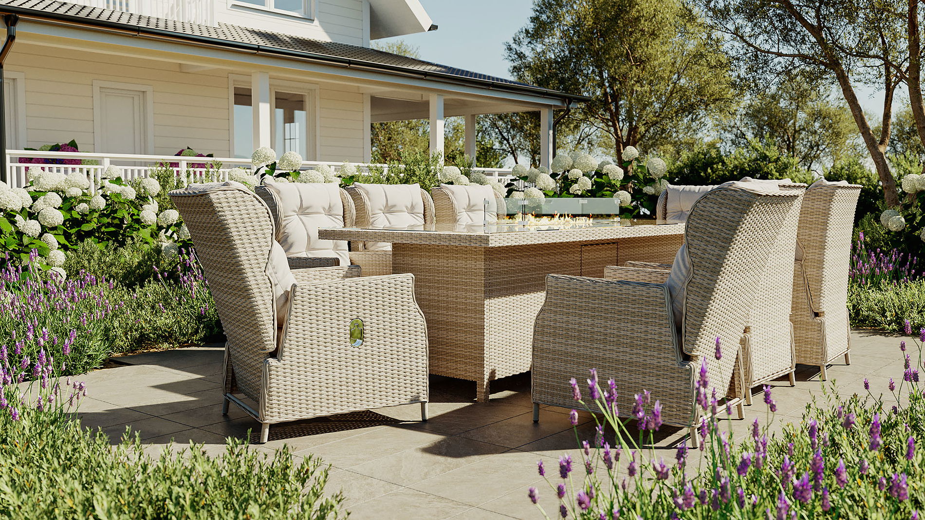 Bariya XL mit Feuertisch - 50mbar - R22