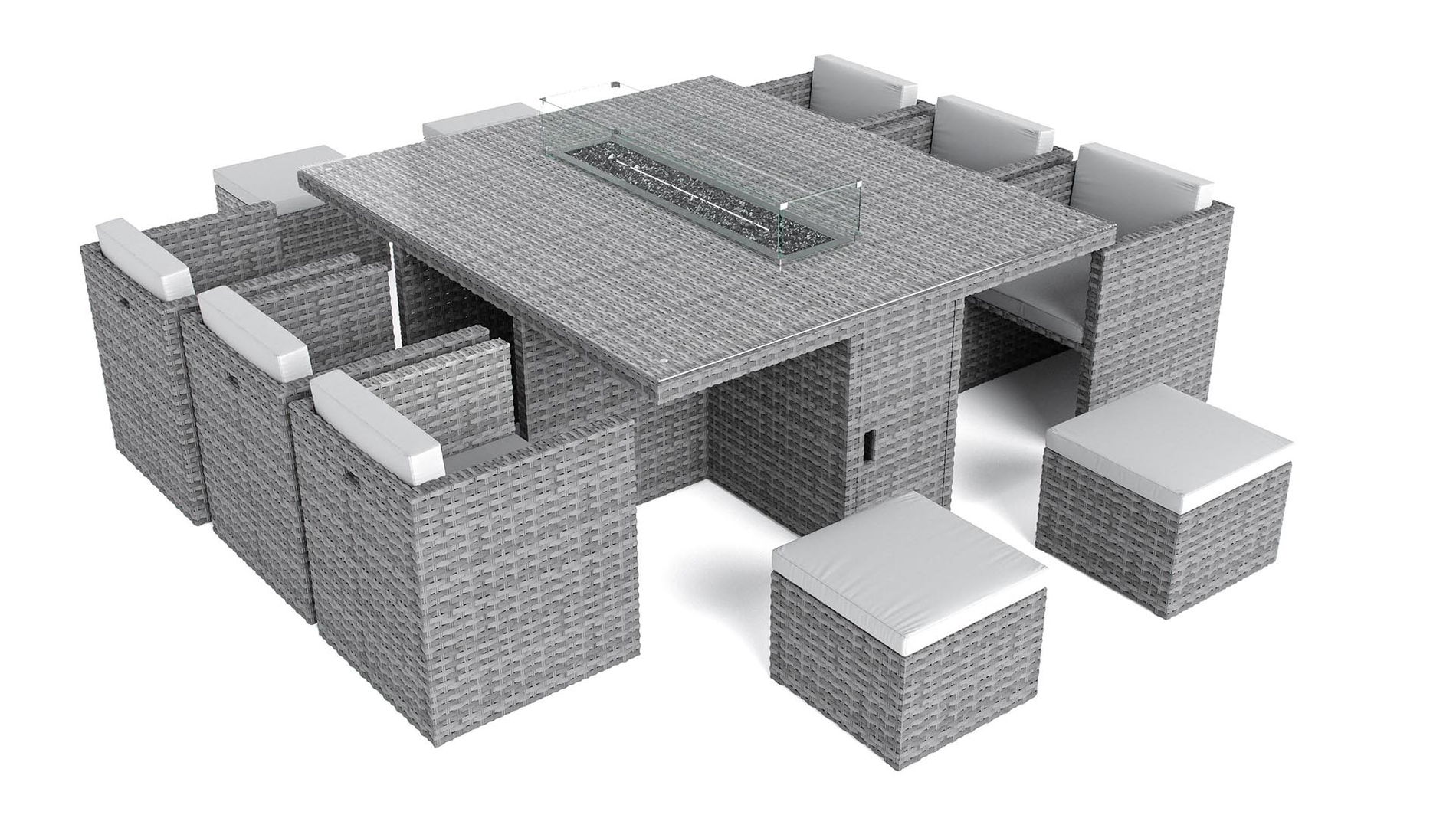 Brooklyn L mit Feuertisch