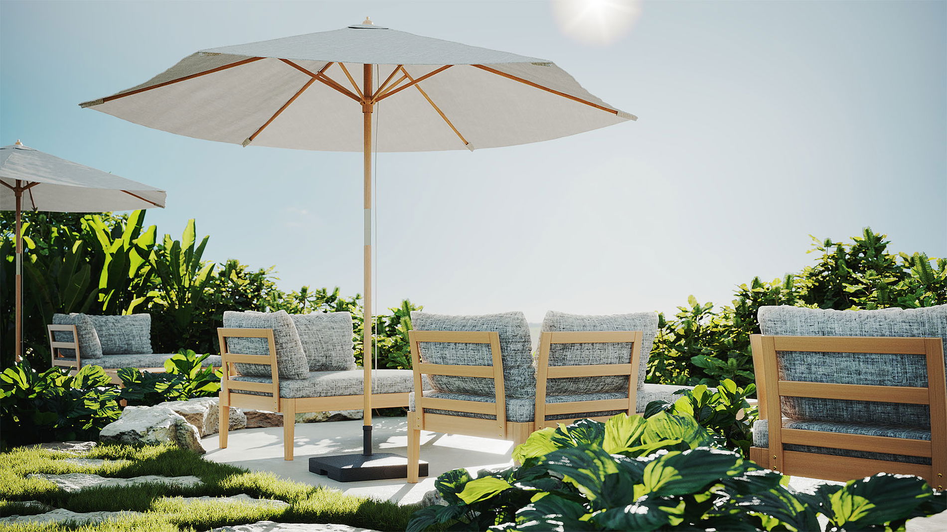 Sonnenschirm Dominica