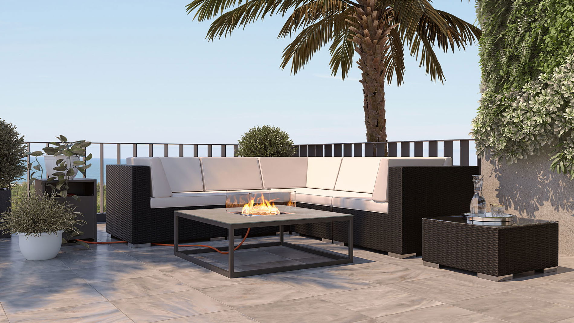 Epona S mit Feuertisch Condor 50 mbar