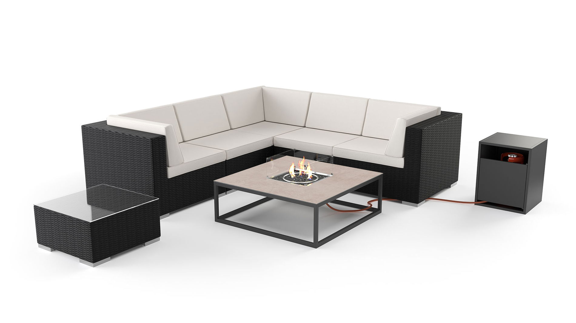 Epona S mit Feuertisch Condor 50 mbar