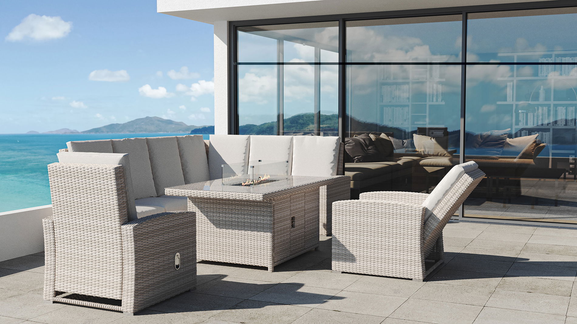 Sansibar M mit Feuertisch