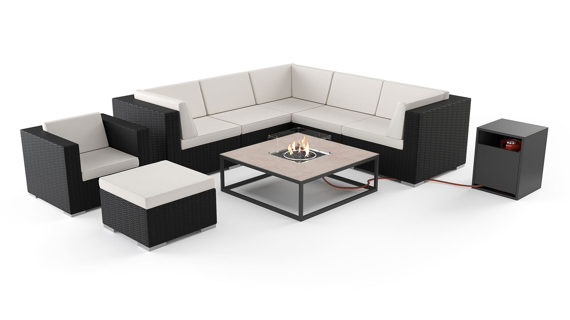 Epona M mit Feuertisch Condor 50 mbar