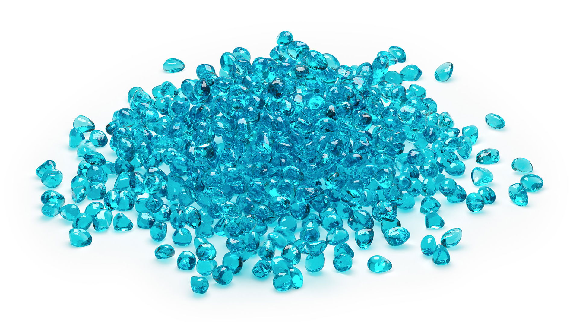 Glassteine für den Feuertisch - 1 KG