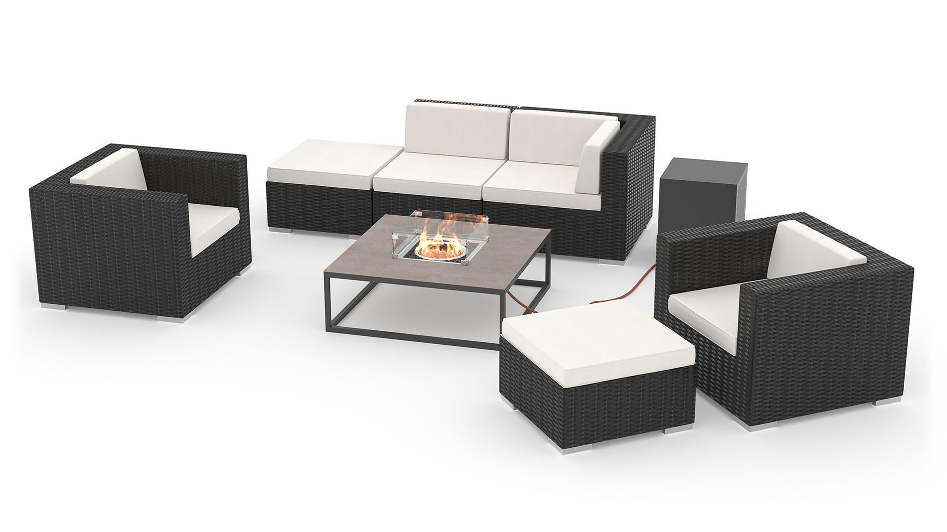 Athena S mit Feuertisch Condor 50 mbar