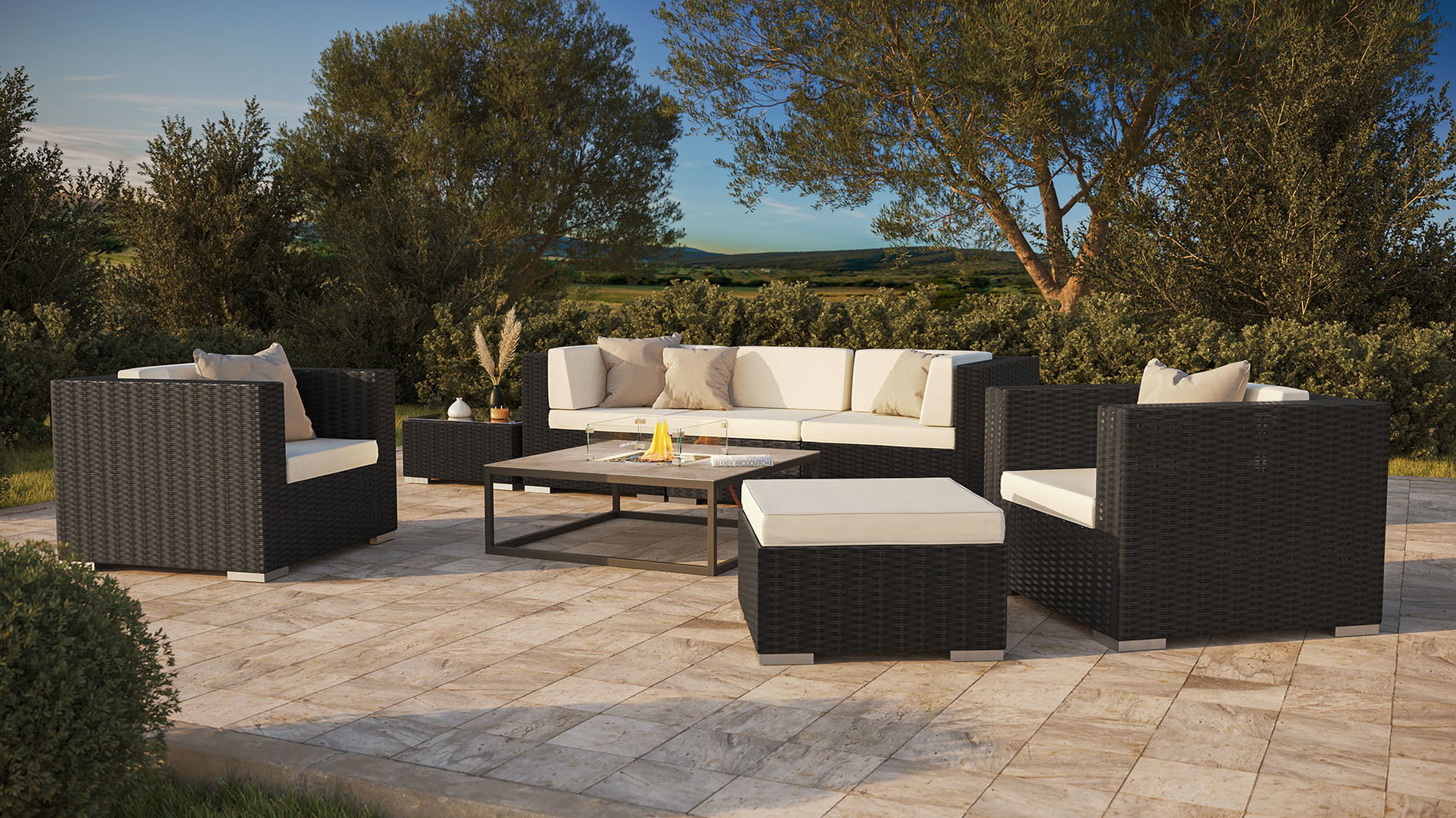 Athena M mit Feuertisch Condor 50 mbar