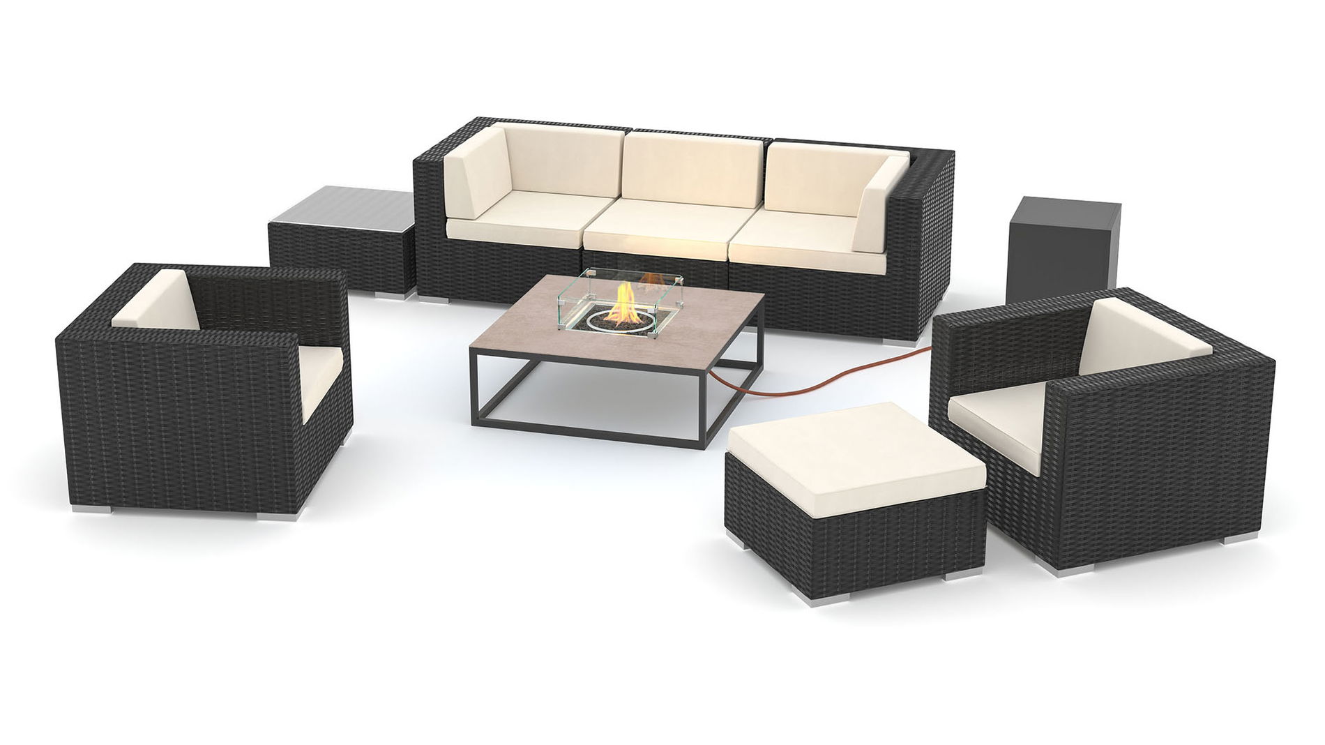 Athena M mit Feuertisch Condor 50 mbar