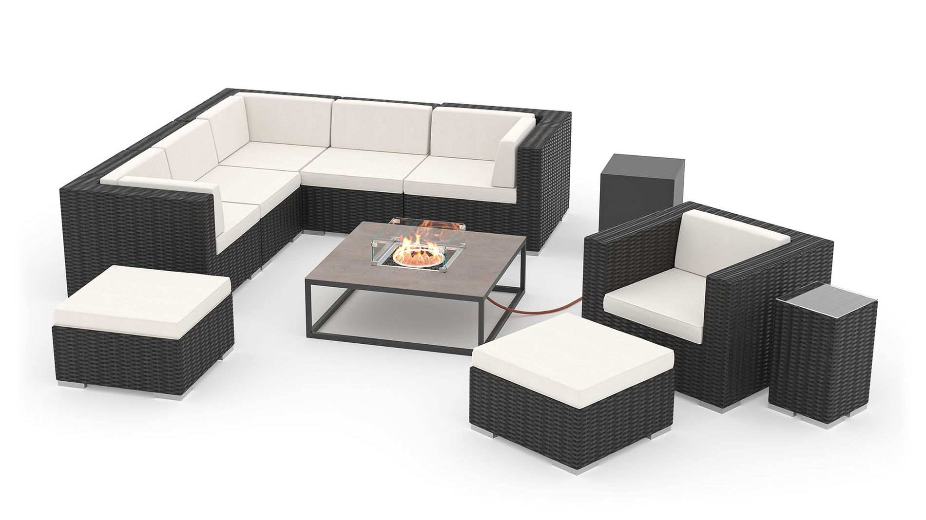 Athena L mit Feuertisch Condor 50 mbar