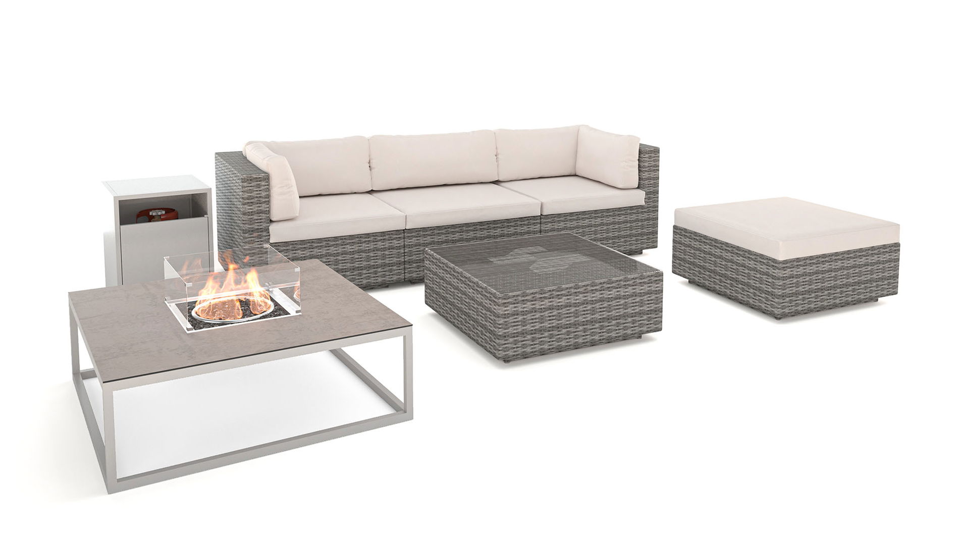 Larentia S mit Feuertisch Condor 50 mbar