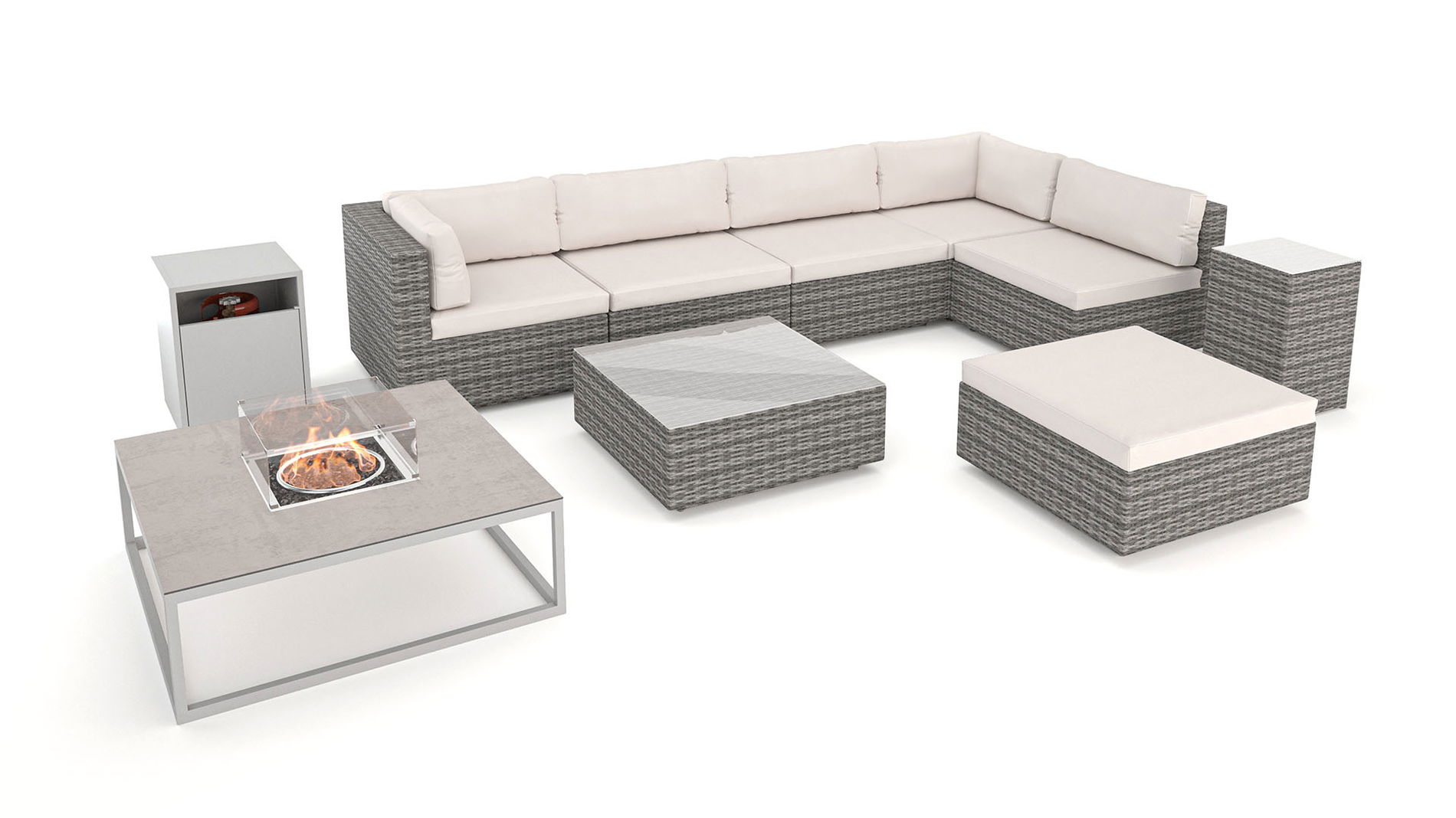 Larentia M mit Feuertisch Condor 50 mbar