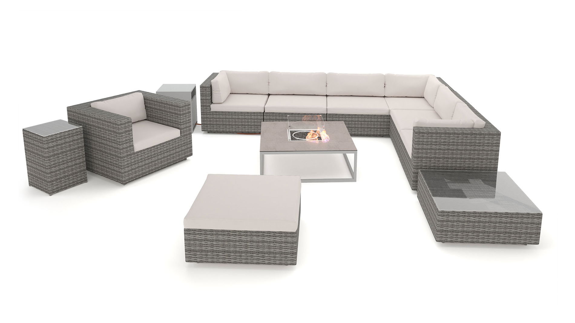 Larentia L mit Feuertisch Condor 50 mbar