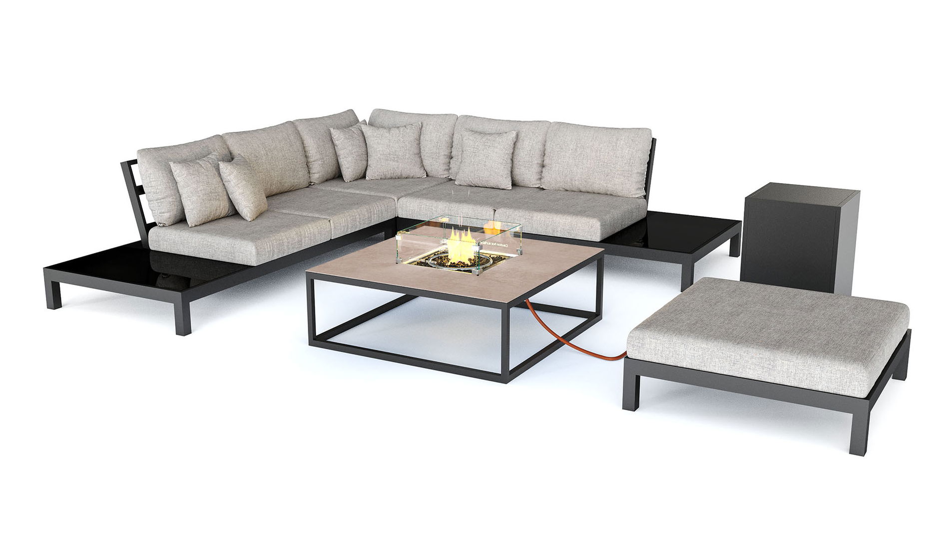 Valentino M mit Feuertisch Condor 50 mbar