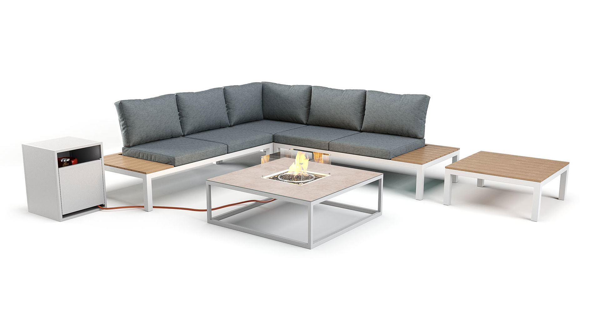 Aleana M mit Feuertisch Condor 50 mbar