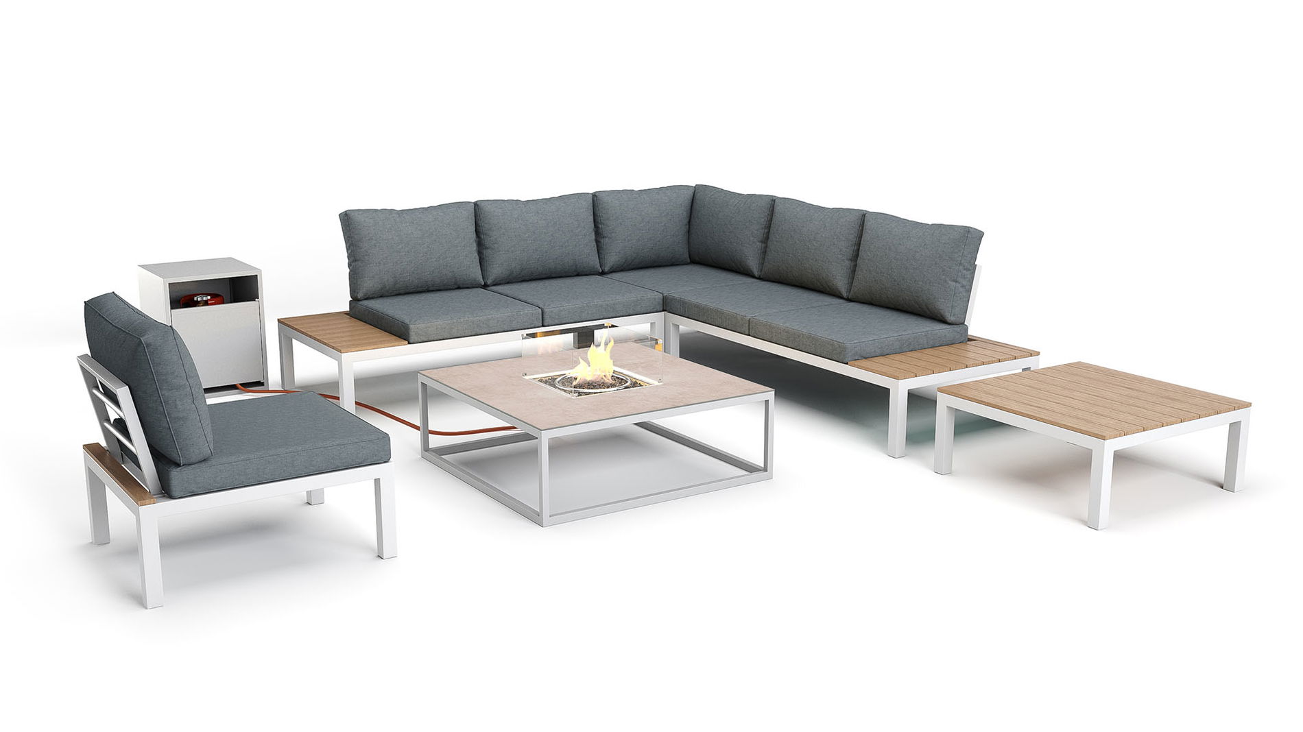 Aleana L mit Feuertisch Condor 50 mbar