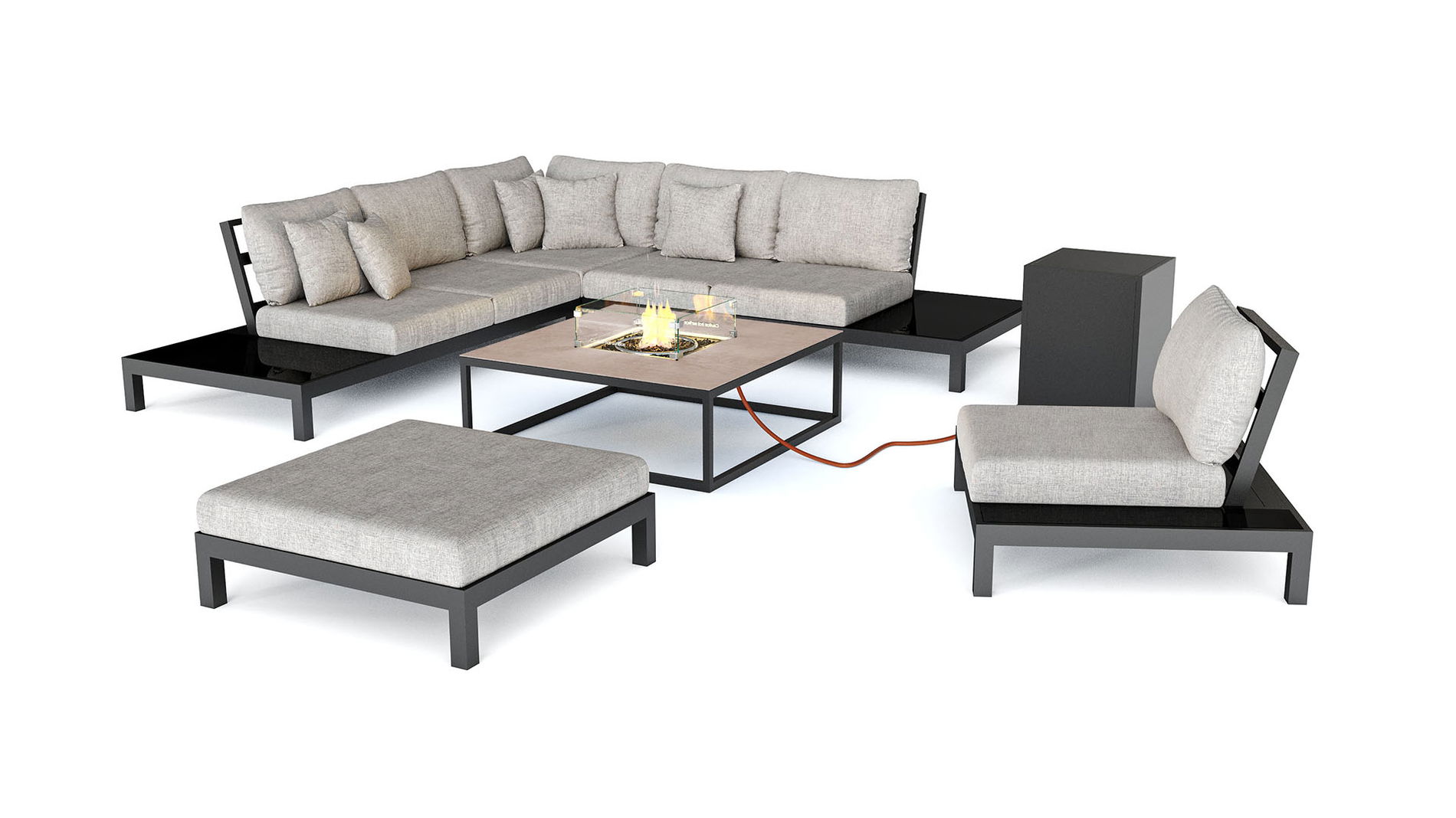 Valentino L mit Feuertisch Condor 50 mbar