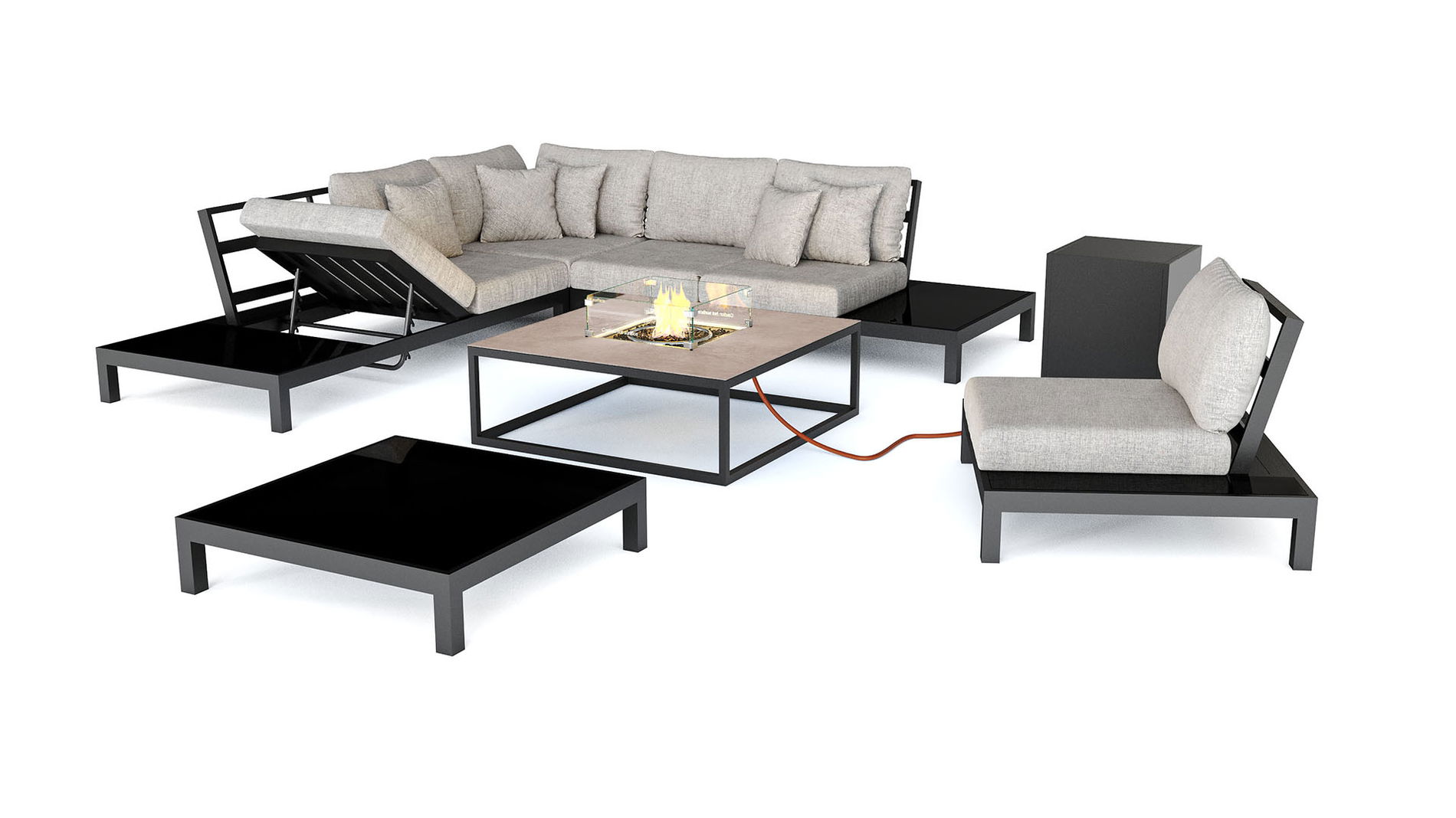 Valentino L mit Feuertisch Condor 50 mbar