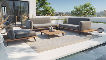 Amaryllis Teppich quadratisch