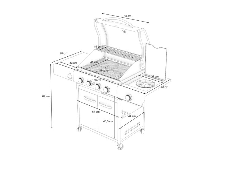 Produktabmessungen - Torreo L