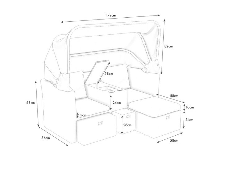 Produktabmessungen - Dune