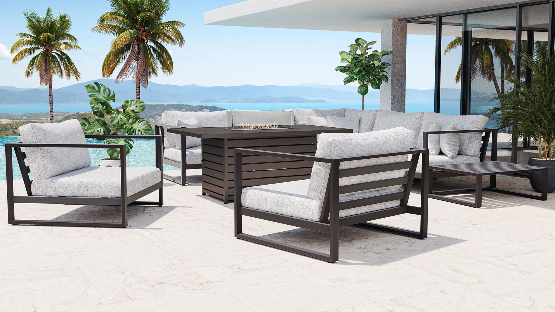 Matteo XL mit Feuertisch