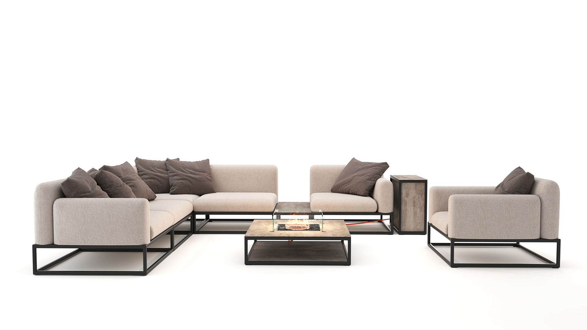 Soyo L mit Feuertisch