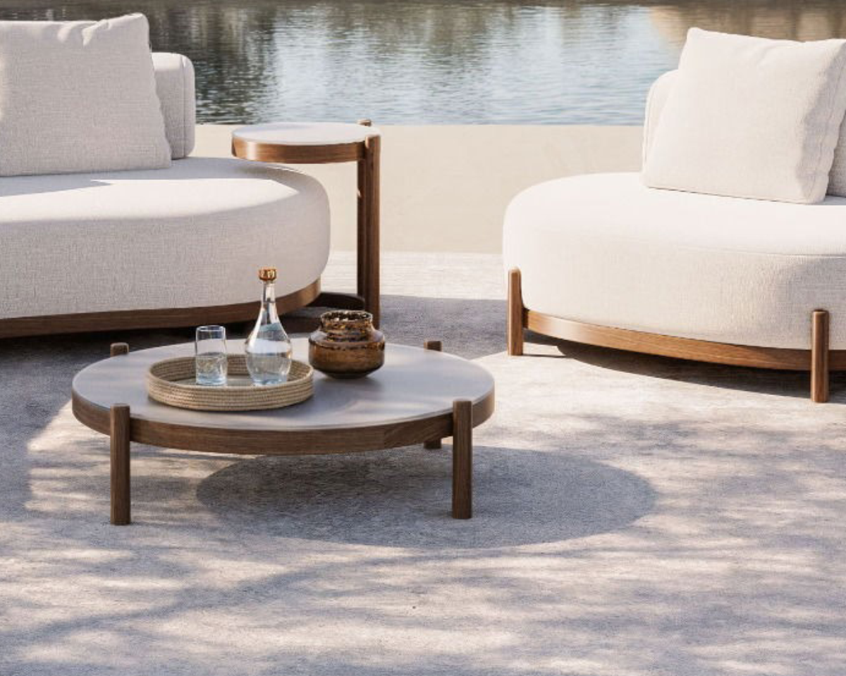 Aluminium Holzoptik Eiche (Dunkel) Detail