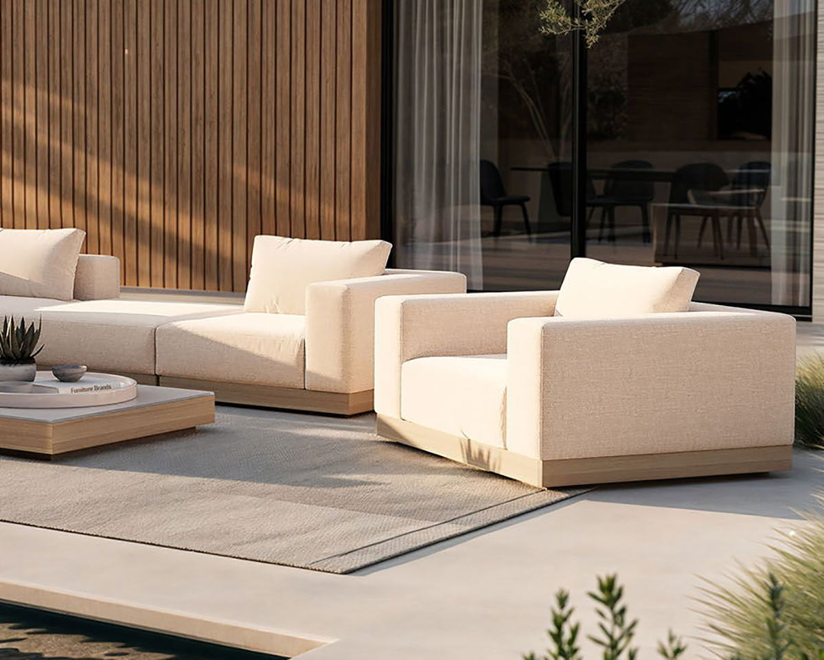 Aluminium Holzoptik (Teak) Detail